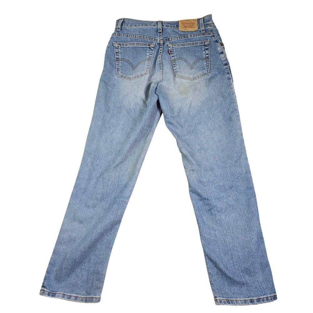 Vintage Y2K Levis 550 Jeans Womens 8S Blue Classic Relaxed Tapered High Rise